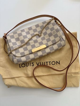 Louis Vuitton Damier Azur Clutch/Tasche mit Kette 🤩