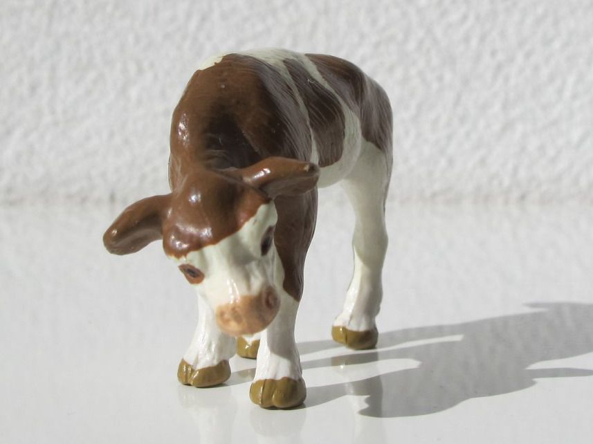 Schleich Figuren: Schleich 13110 Kalb braun-weiss – Gebraucht aus Vilters von hedi00 1