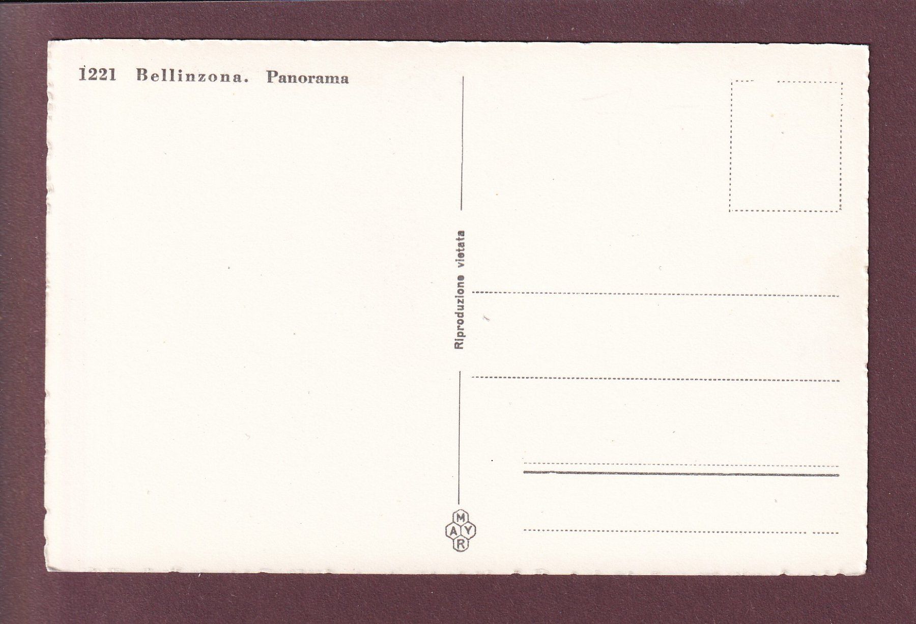 Cartoline postali: BELLINZONA - Stazione – Usato da Pully venduto da nicecards 1