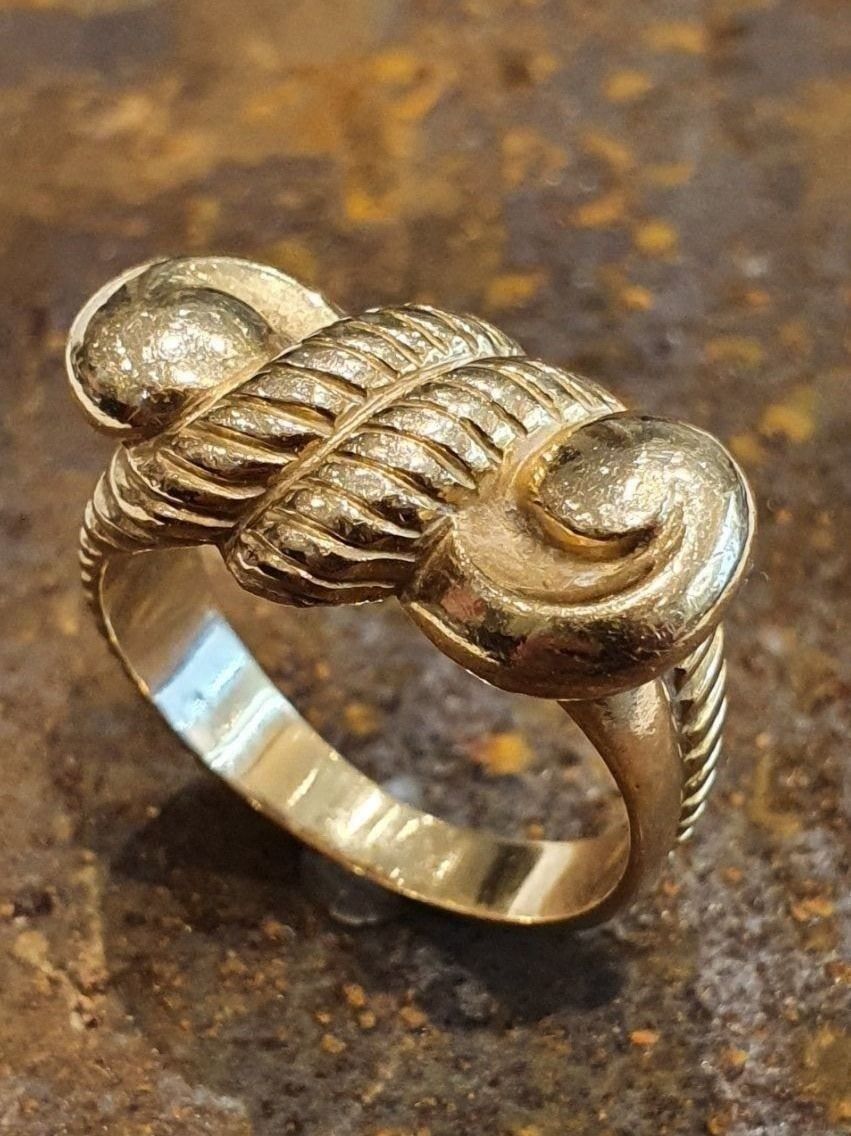 Ringe: Römischer Ring 18 Karat Gold 750 – Gebraucht aus Unterägeri von Altgoldschmuck