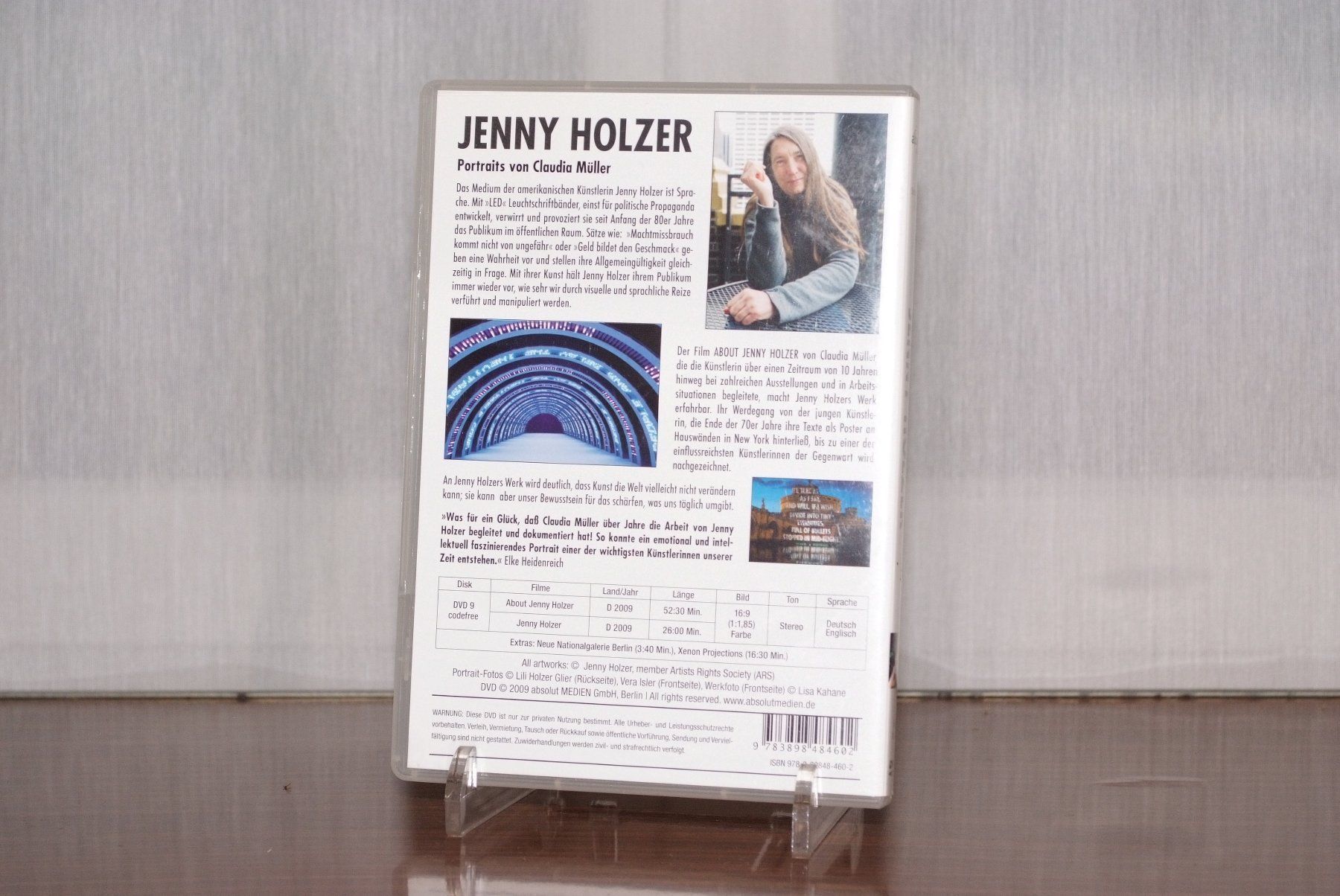 Tutti i DVDs: Jenny Holzer Doku von Claudia Müller DVD – Usato da Aarau venduto da Pearlz 1