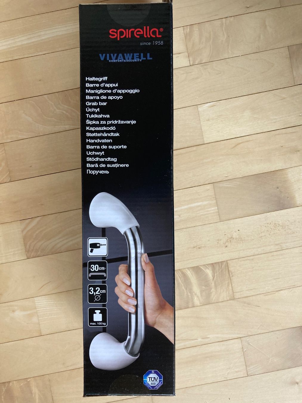 Spirella Supporti a parete: Haltegriff für Bad/Dusche – Nuovo e nell'imballaggio originale da Haemikon venduto da Helibee 1