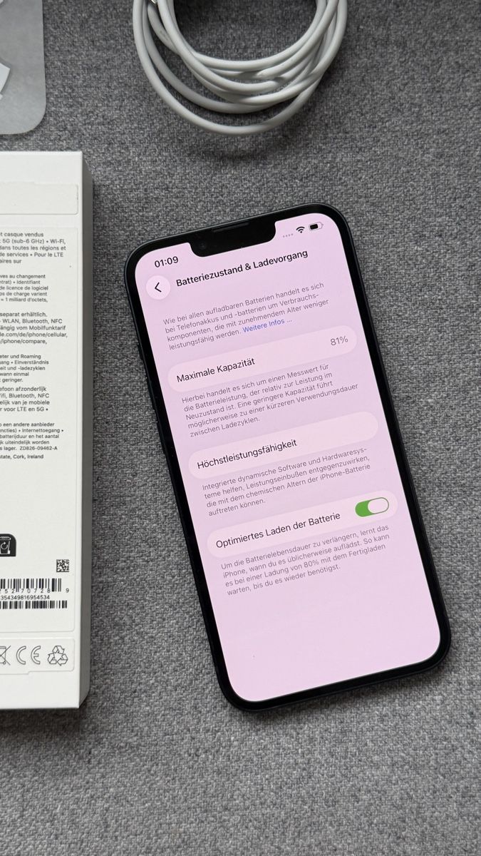 Apple Handys / Smartphones: iPhone 13 | Midnight | 128GB – Gebraucht aus Zürich von Adam_Zurich 3