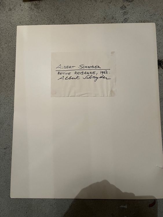 Porträt Skizze von Albert Schnyder (18981989) Kaufen auf Ricardo