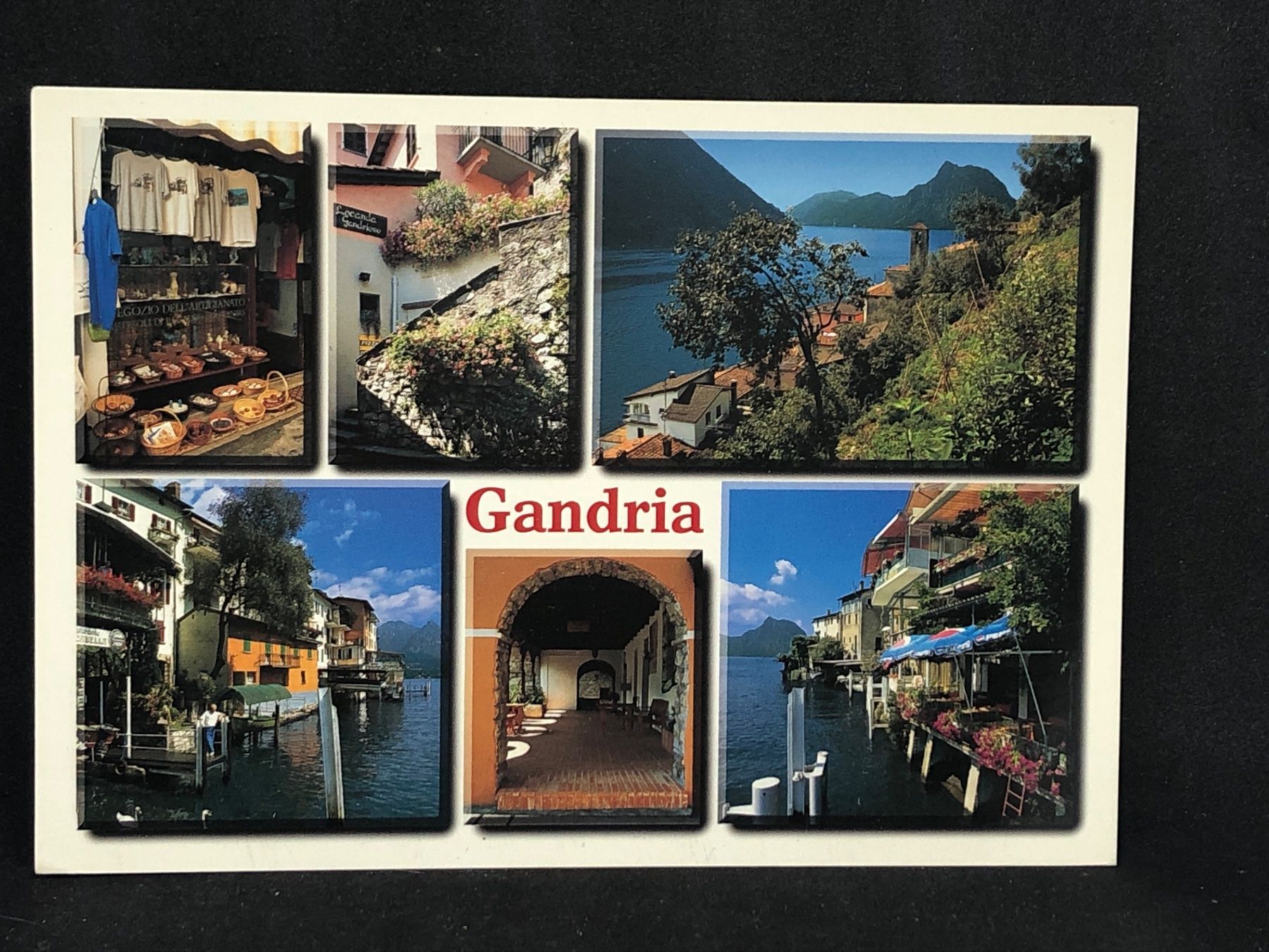 Cartoline postali: Gandria – Usato da Widnau venduto da Brusi9