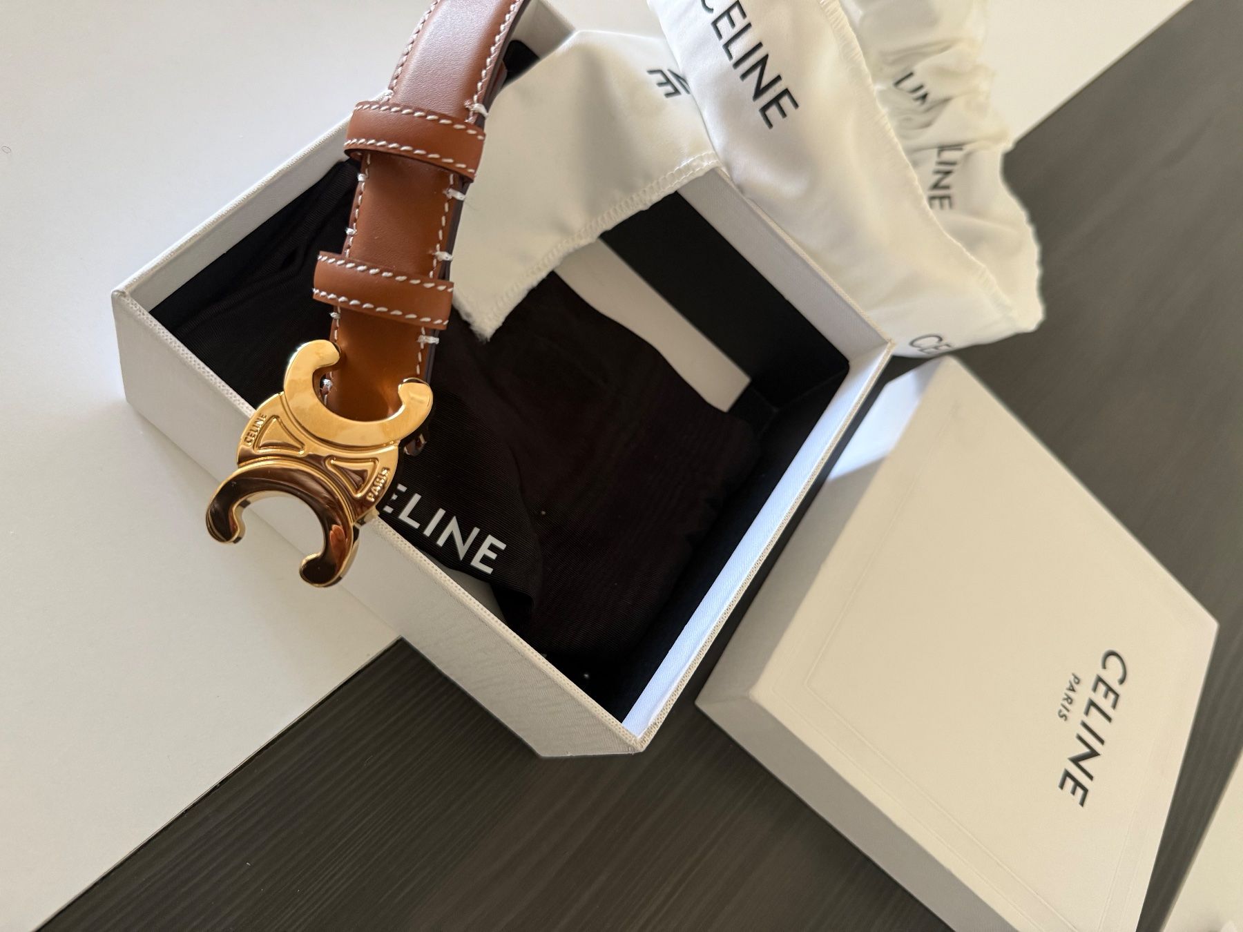 Cinture: Ceinture Céline triomphe – Nuovo e nell'imballaggio originale da Savigny venduto da mariemari75 6