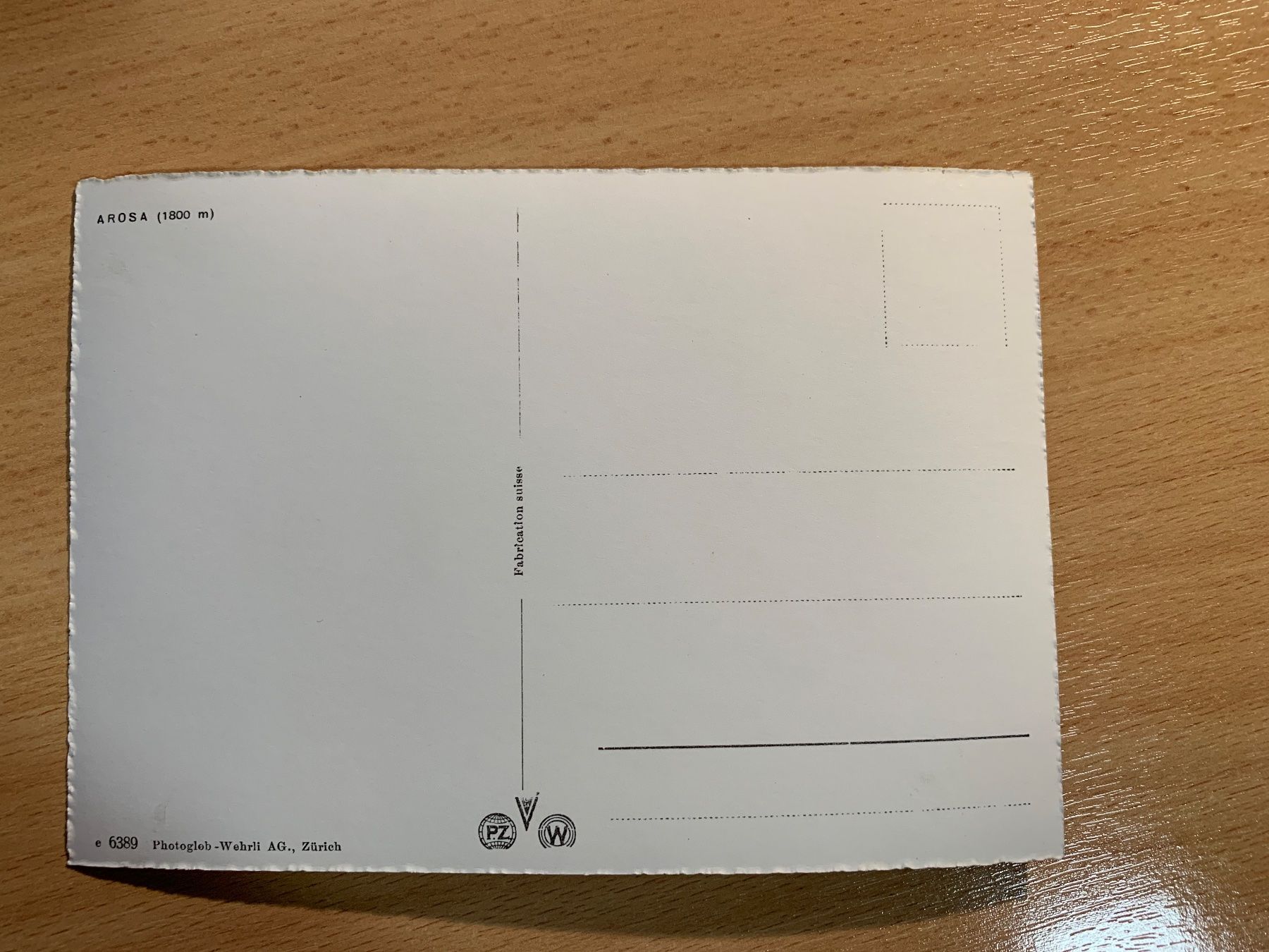 Cartoline postali: ANSICHTSKARTE AROSA ************* – Usato da Ibach venduto da lisch3 1