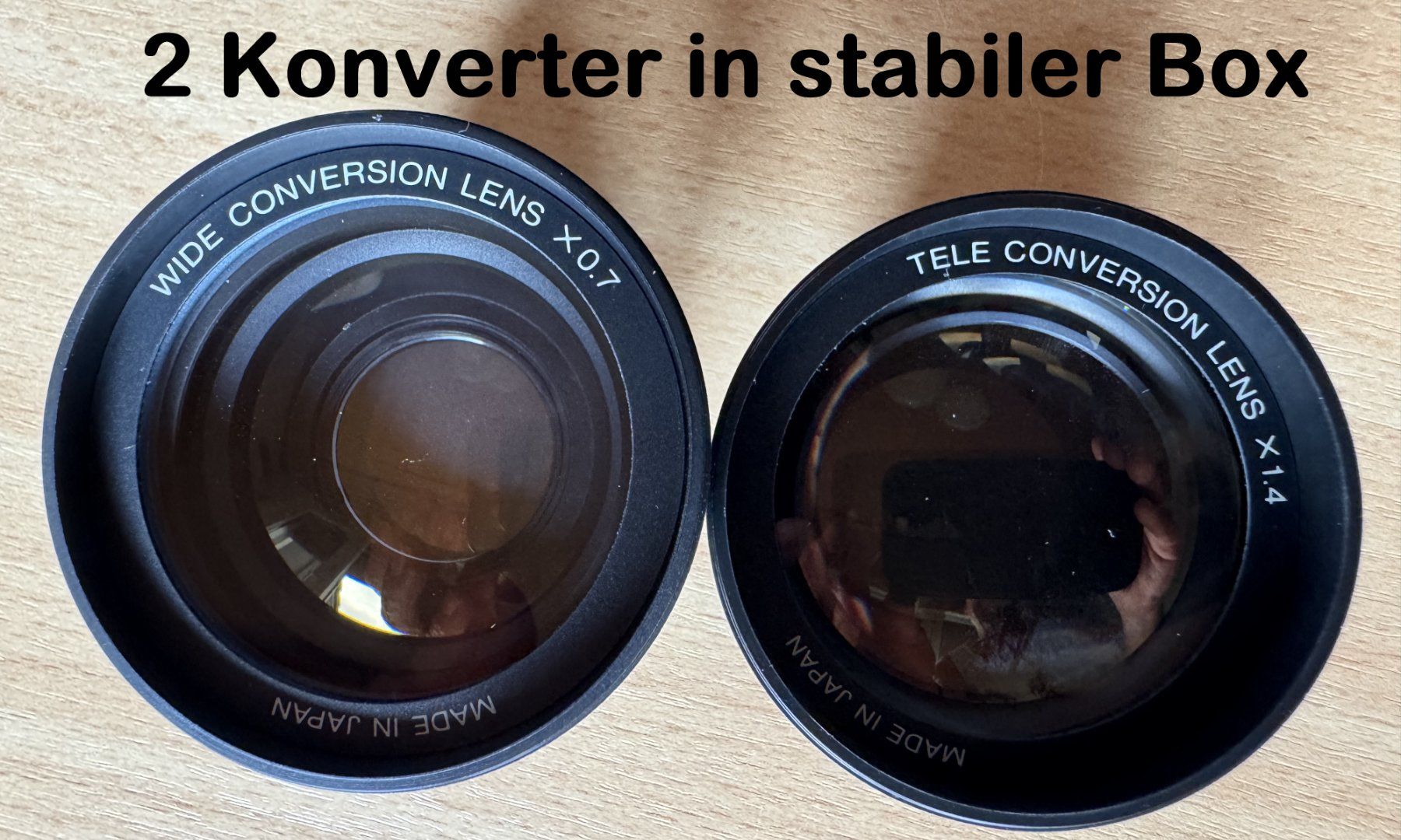 Convertisseurs: Weitwinkel- und Telekonverter – Neuf (Voir description) à Diepoldsau par preisparadies-ch