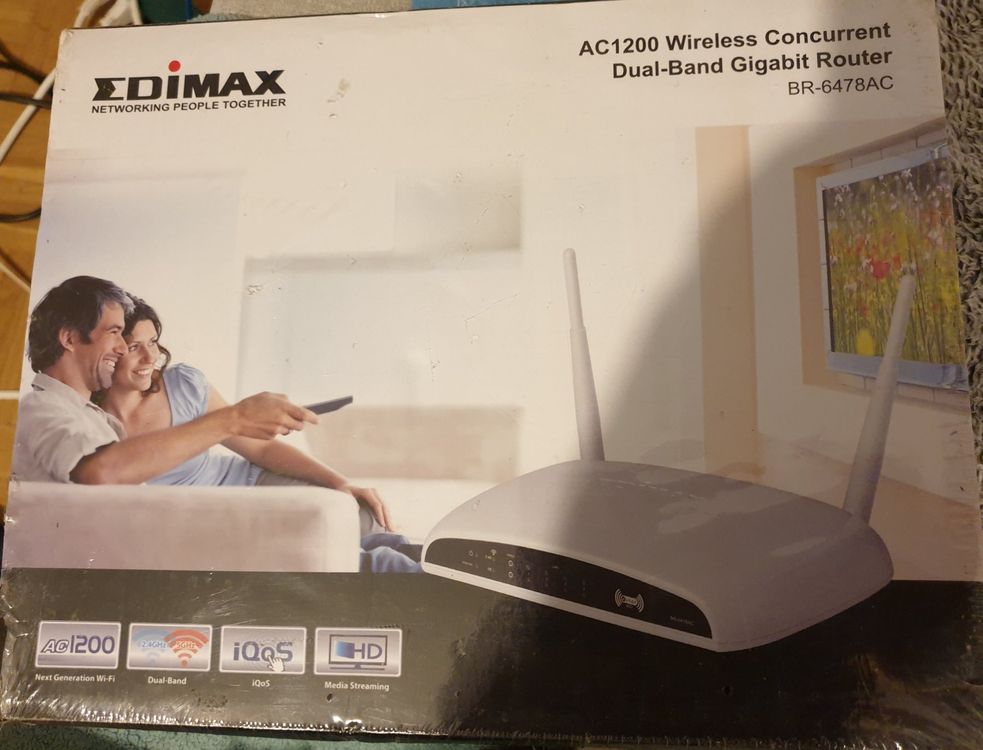 Edimax BR-6478AC Dual-Band Gigabit Router (Neu und originalverpackt) in ...