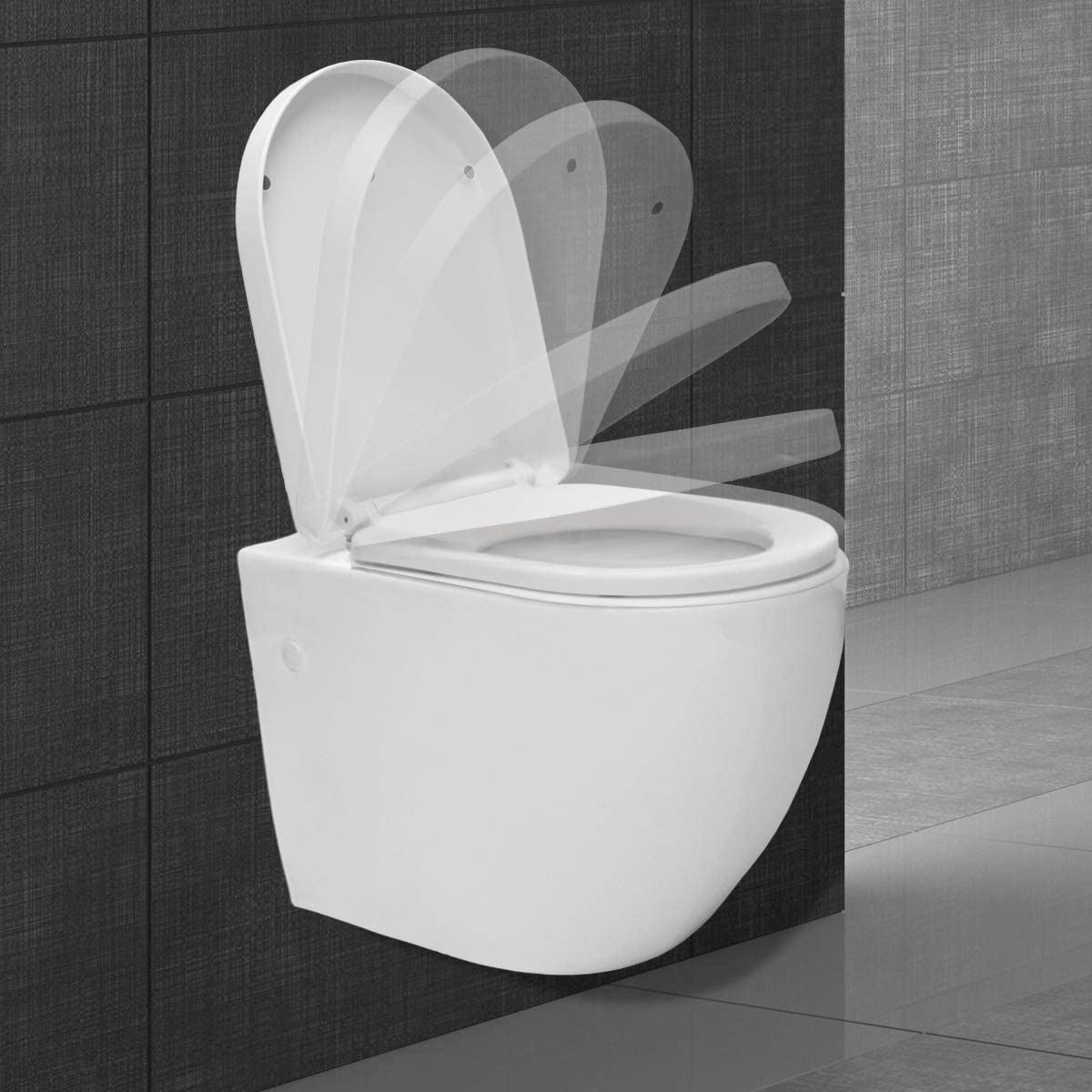 WC: Spülrandloses Hänge WC lang weiß – Neu und originalverpackt aus Bottighofen von zaap 1