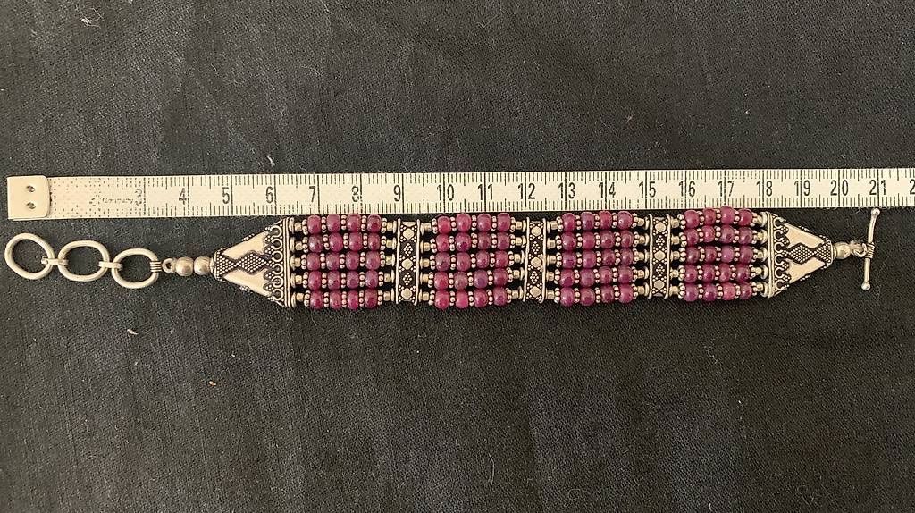 Bracciali & Braccialetti: Braccialetto di rubini e argento 925 – Nuovo (secondo la descrizione) da Caslano venduto da bri_5jft 2