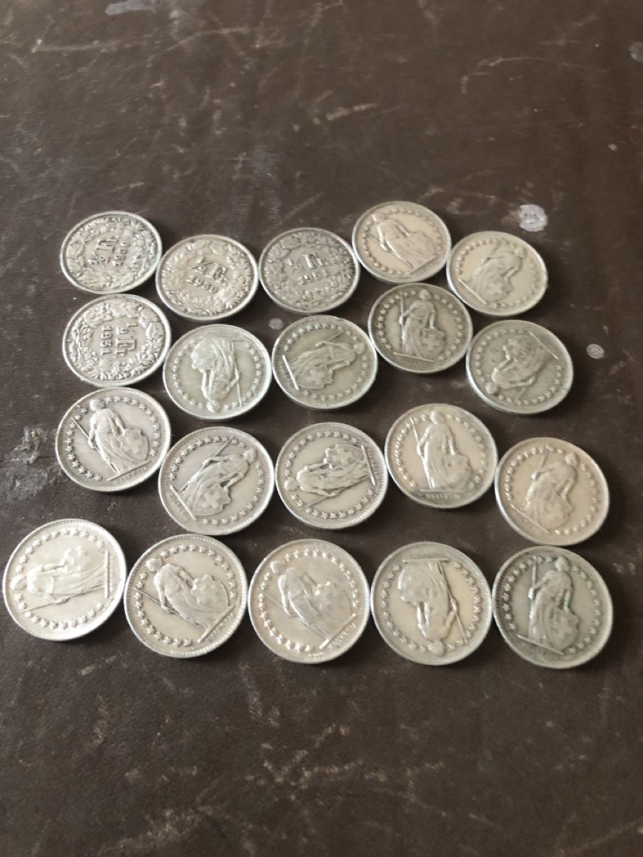Toutes les monnaies: 50 Rappen  – Neuf (Voir description) à Mühlethal par nyffeler2815