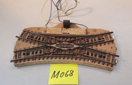 Märklin M-Gleis Kreuzungsweiche elektr. 5128 Spur H0