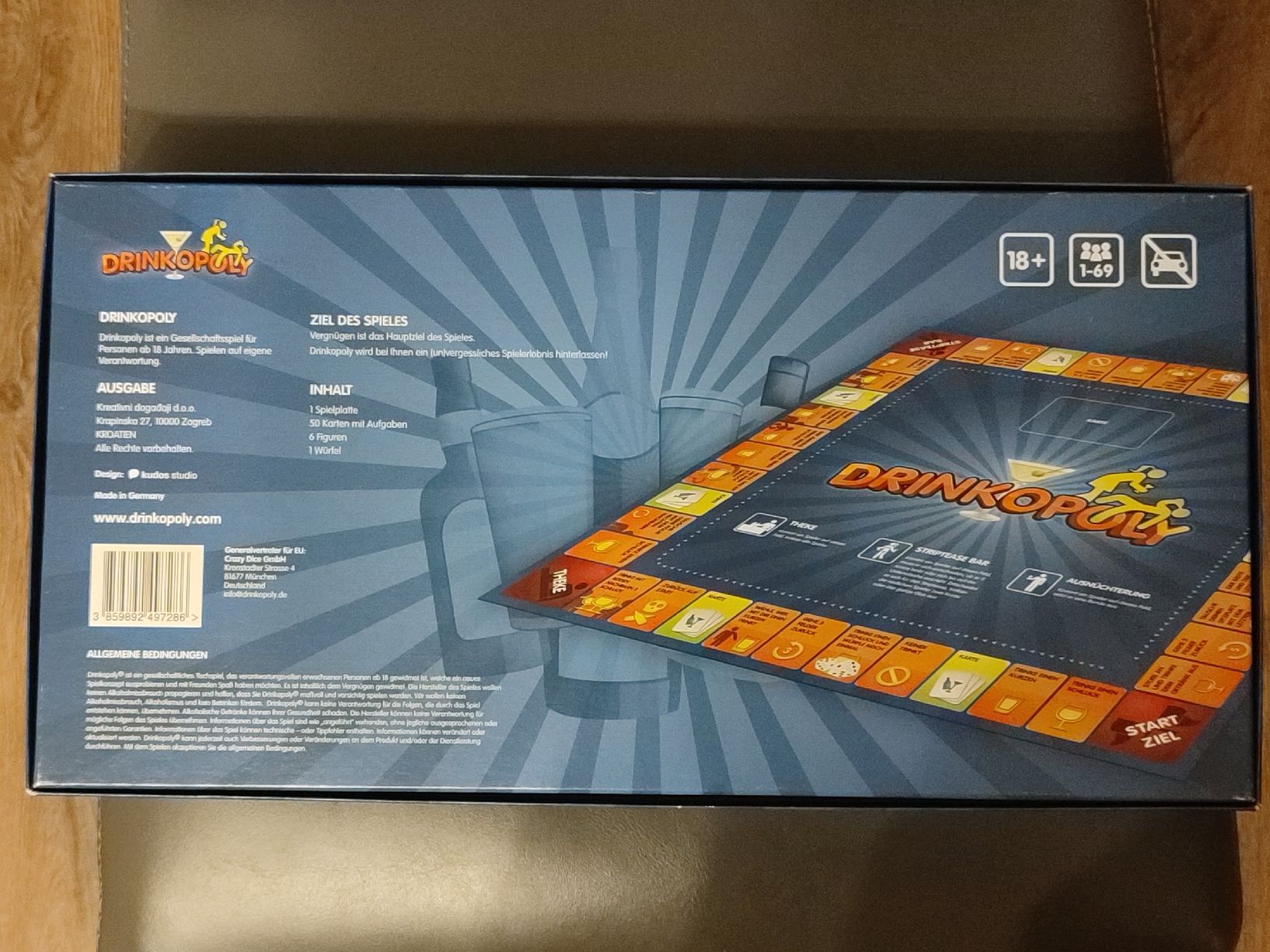 Giochi: Drinkopoly - Das ultimative Partyspiel – Nuovo (secondo la descrizione) da Winterthur venduto da _vaeni_ 1