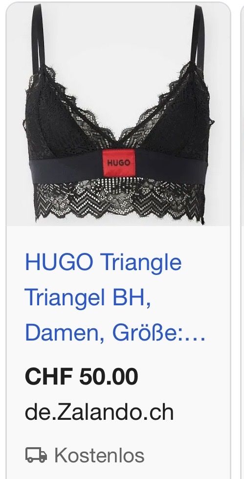 Hugo Boss Sonstige Unterwäsche: Hugo, Triangel BH, Grösse M – Neu (gemäss Beschreibung) aus Biel/Bienne von Katja01112 4