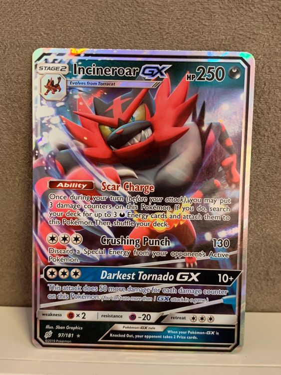 Incineroar Gx Eng Team Up Pokemon Kaufen Auf Ricardo