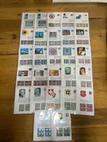 27 Bögen Schw. Briefmarken 1978, Viererblöcke gest. u postfr