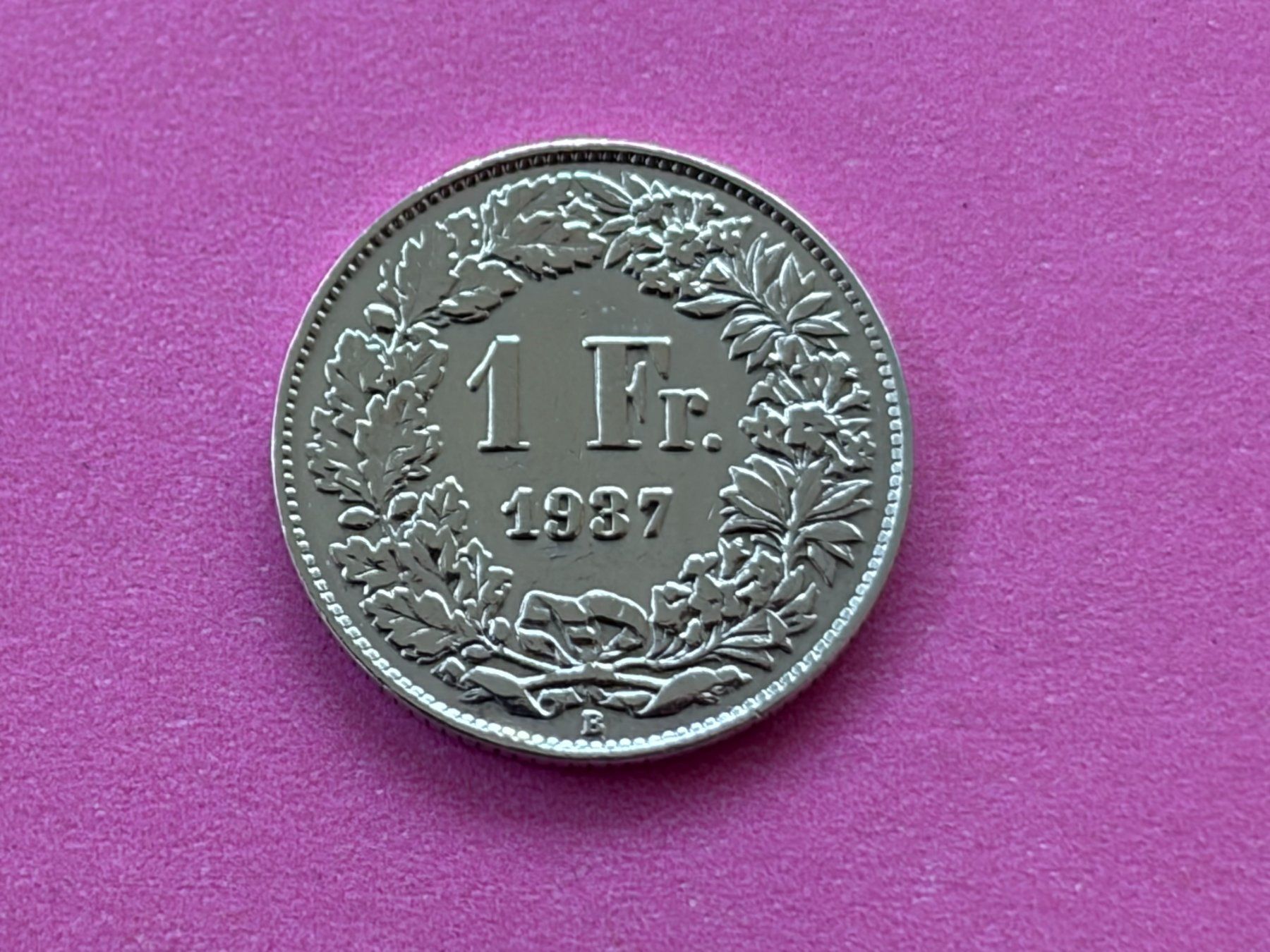 Tutti le monete: 1 Fr. 1937 sehr schön – Usato da Kräiligen venduto da wolle2101