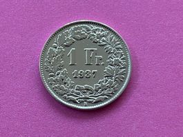 1 Fr. 1937 sehr schön