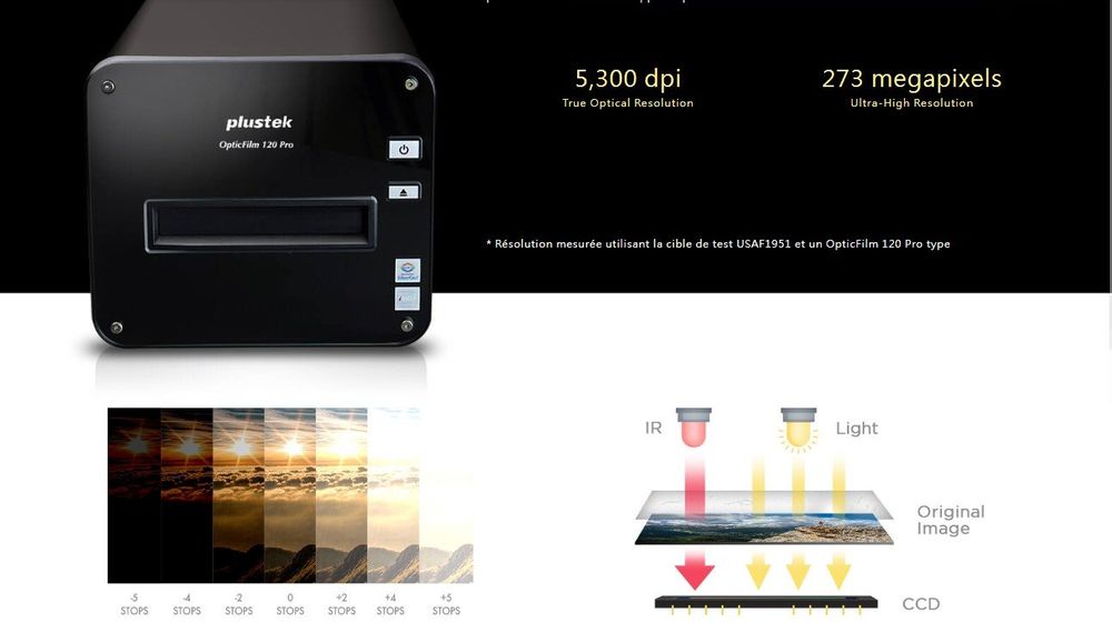 Plustek Optifilm 120 Pro Pro film scanner value 3500. Kaufen auf