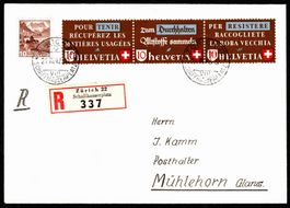 1942 FDC Z35b aus Altstoffbogen SBK 500.++