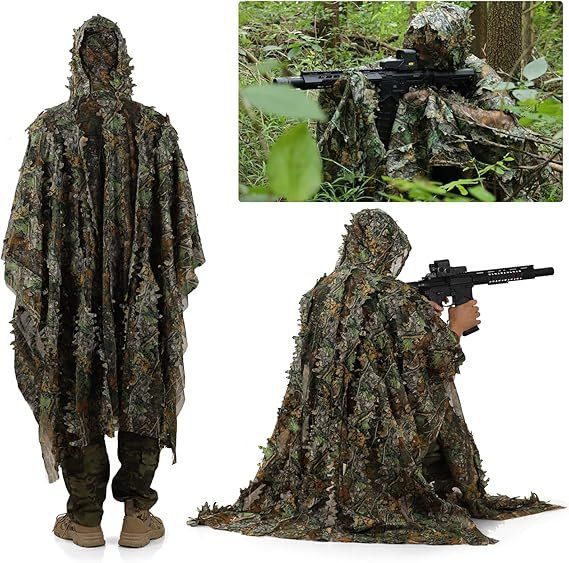 Altro in  Abbigliamento & Accessori: Outdoor 3D Camouflage Poncho – Nuovo e nell'imballaggio originale da Geneve venduto da Titi2008 8