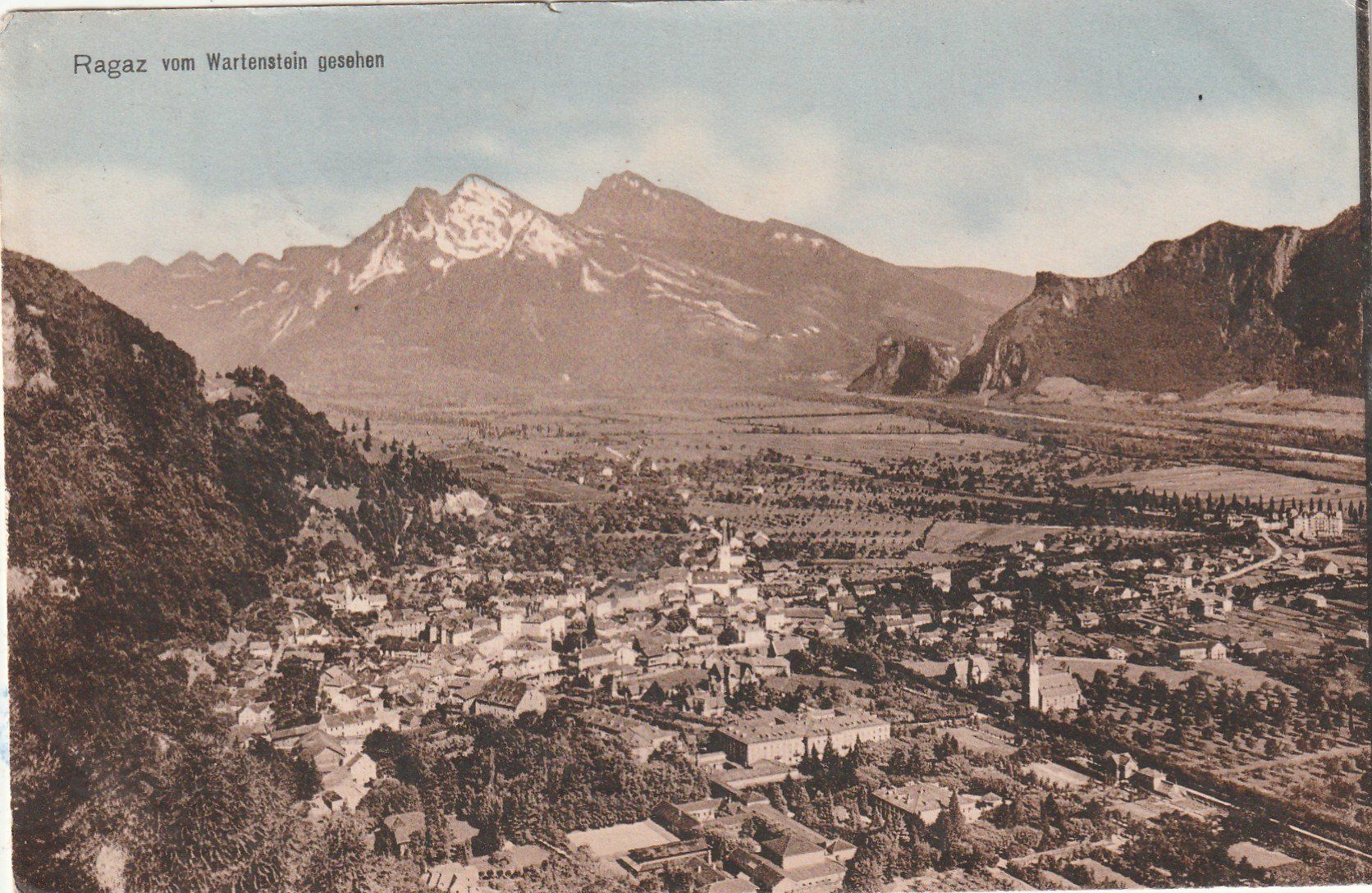 Cartoline postali: Ragaz um 1917 – Usato da Lumbrein venduto da made02