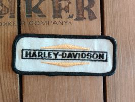 Harley-Davidson Aufnäher / 80er Jahre / 11.00 x 4.50 cm