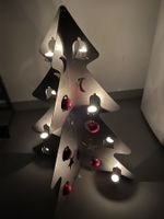 Einmaliger Edelstahl Christbaum
