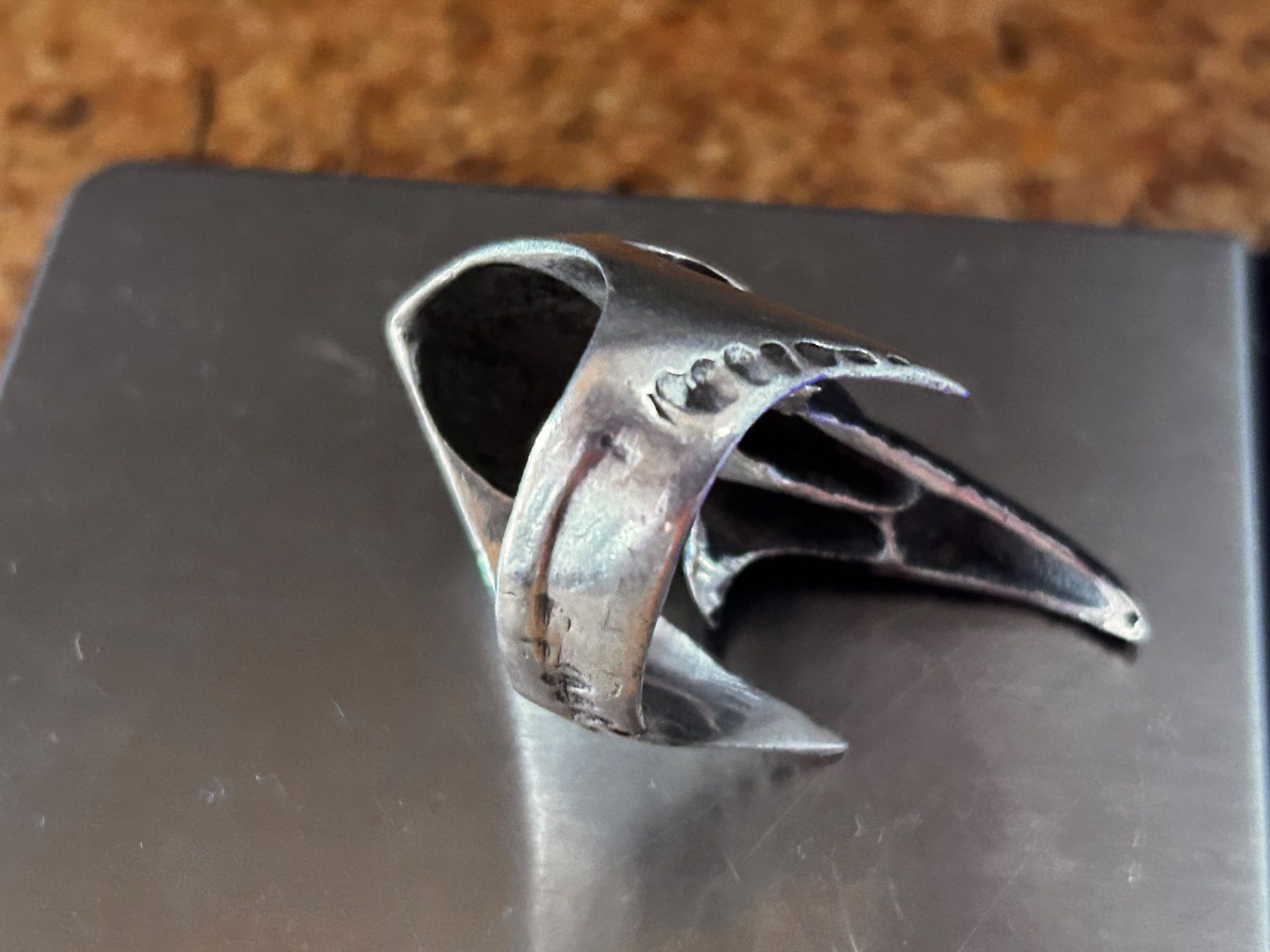 Anelli: Silberring Adlerkopf Gr. 59 (Unikat) – Usato da Laufen venduto da belleskulptur 8