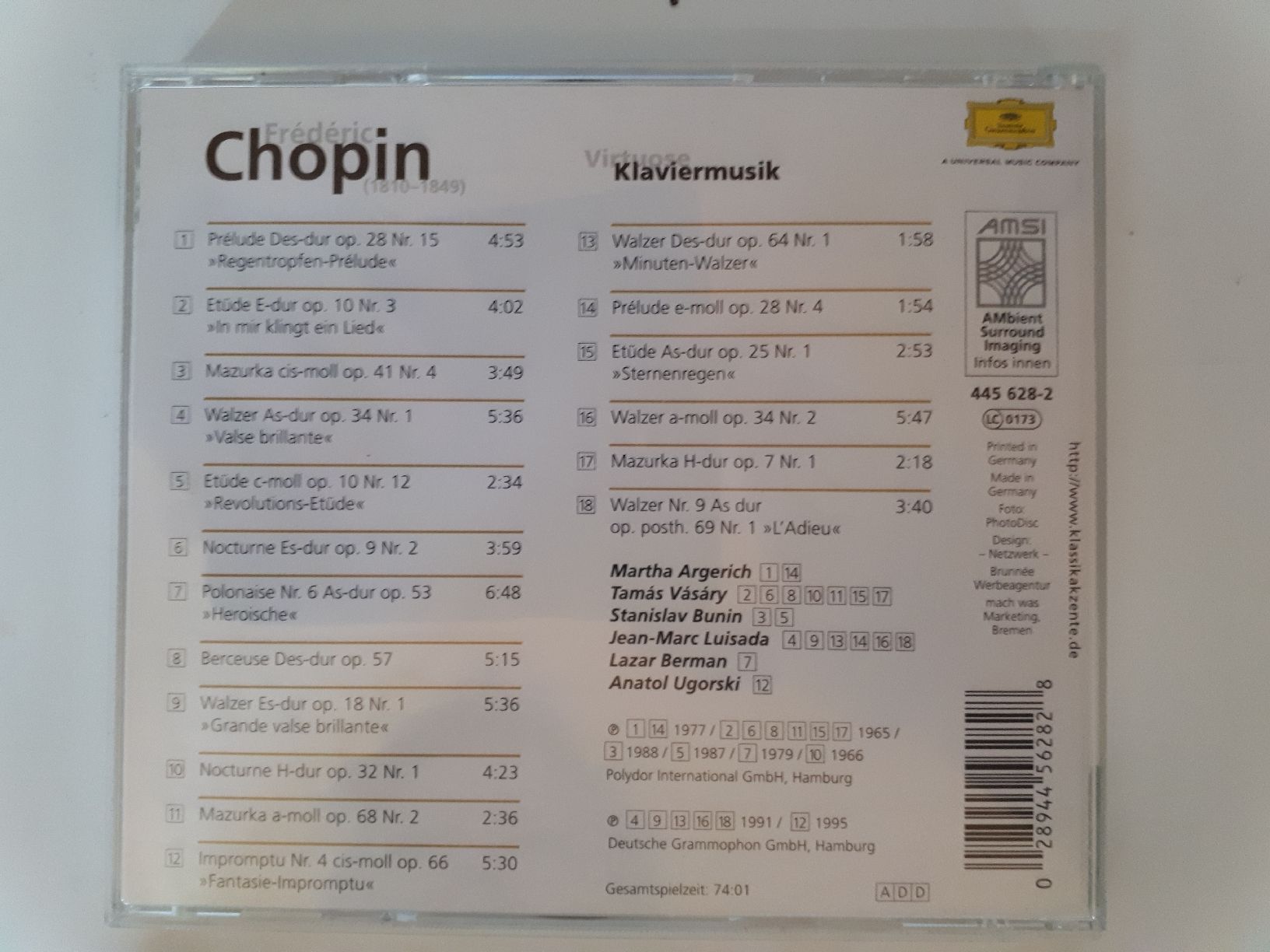 CD: Chopin: Virtuose Klaviermusik – Usato da Dietikon venduto da Buchantiqdietikon 1