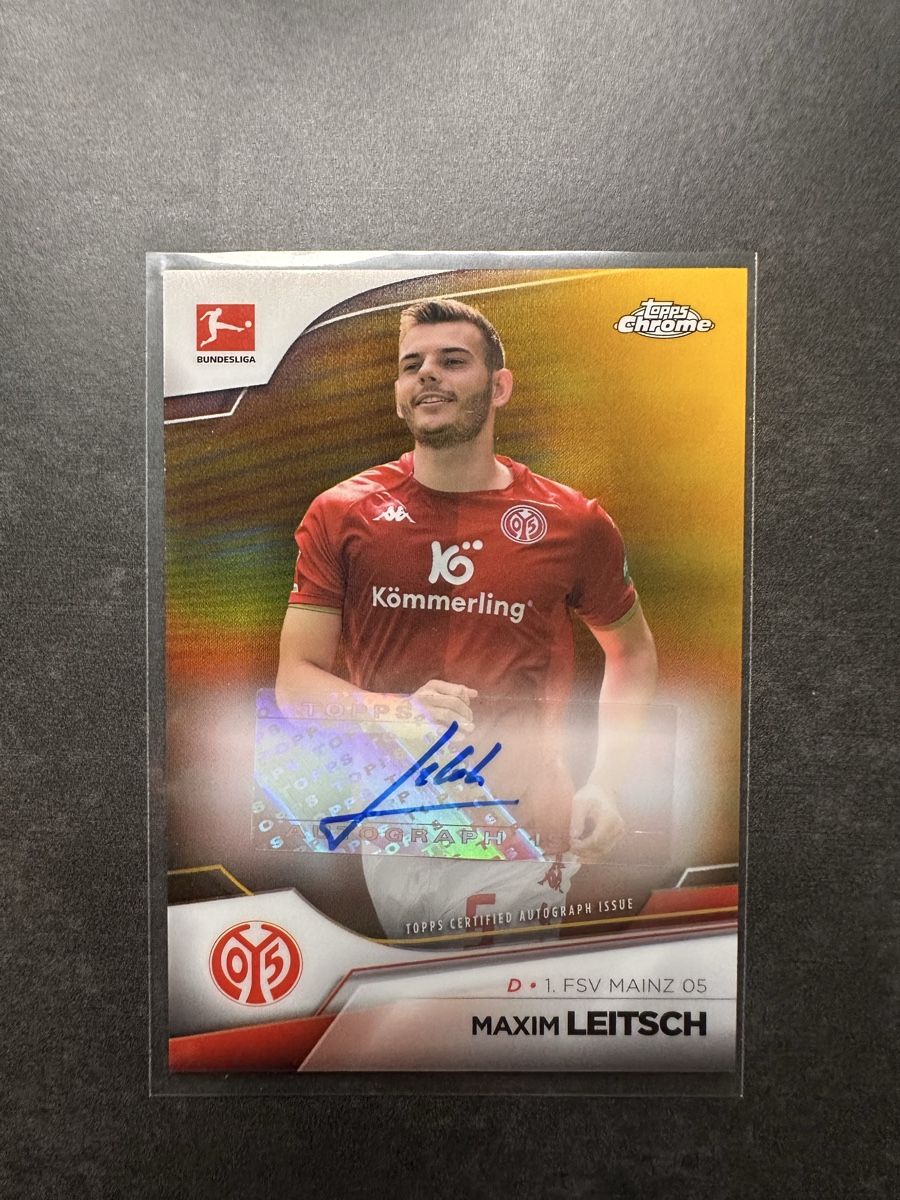 Autografi: Topps Chrome Maxim Leitsch Autogramm 41/50  – Nuovo (secondo la descrizione) da Walliswil b.Wangen venduto da Swiss-Trading-Bros