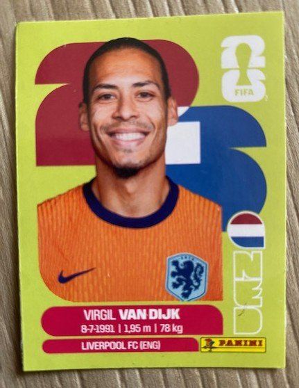 Panini Sammelbilder & Trading cards: Panini NED 3 Virgil Van Dijk – Neu (gemäss Beschreibung) aus Staufen von Nasli