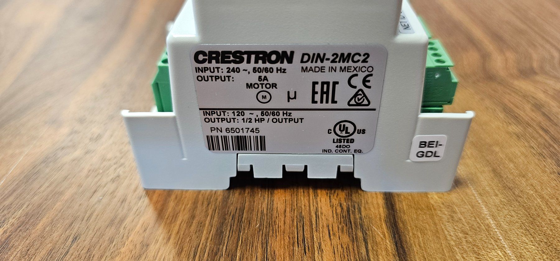 Crestron Steuerung: Crestron DIN-2MC2 Motorsteuerung – Gebraucht aus Küttigen von FuturePlanet 3