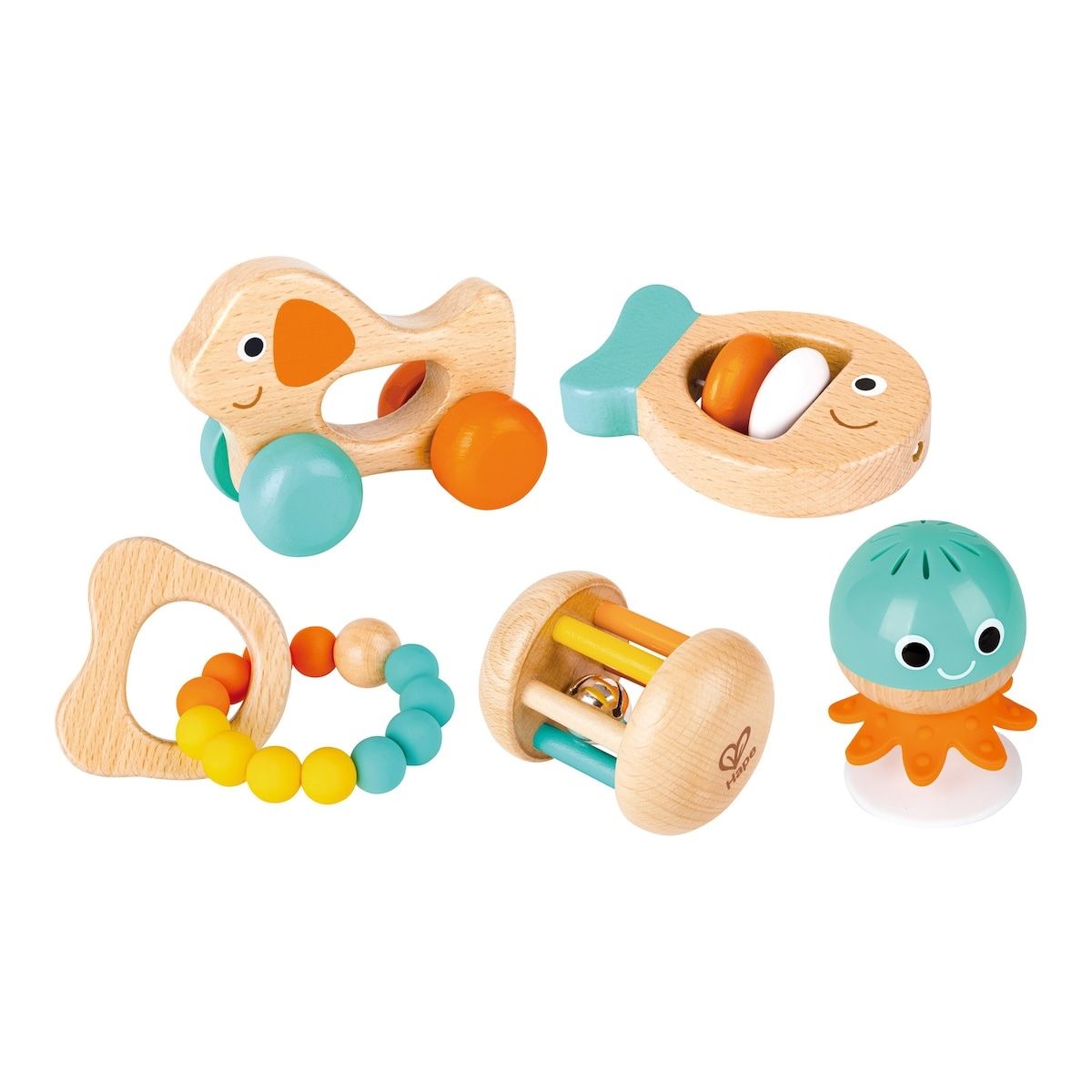 Hape Jouets: Hape Rassel Sensorik-Set 5-teilig – Neuf avec emballage d'origine à Aesch BL par Molny 1
