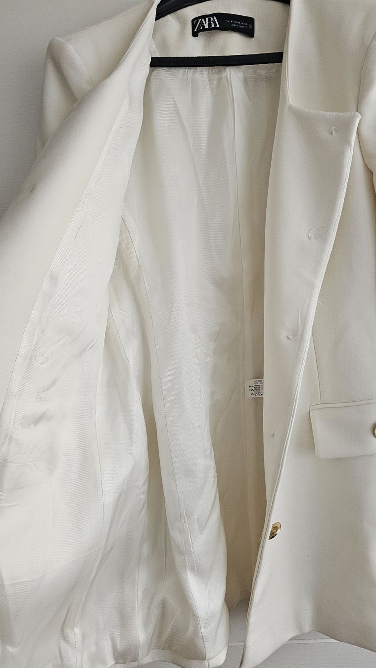 Zara Giacche: Zara Blazer, Crèmeweiss, Grösse M – Usato da Steinmaur venduto da Kiki_m240 3