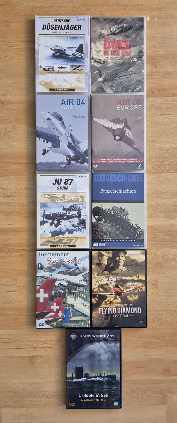 Tutti i DVDs: DVD - Sammlung Technik 9 Filme – Usato da Rieden AG venduto da Marcse95