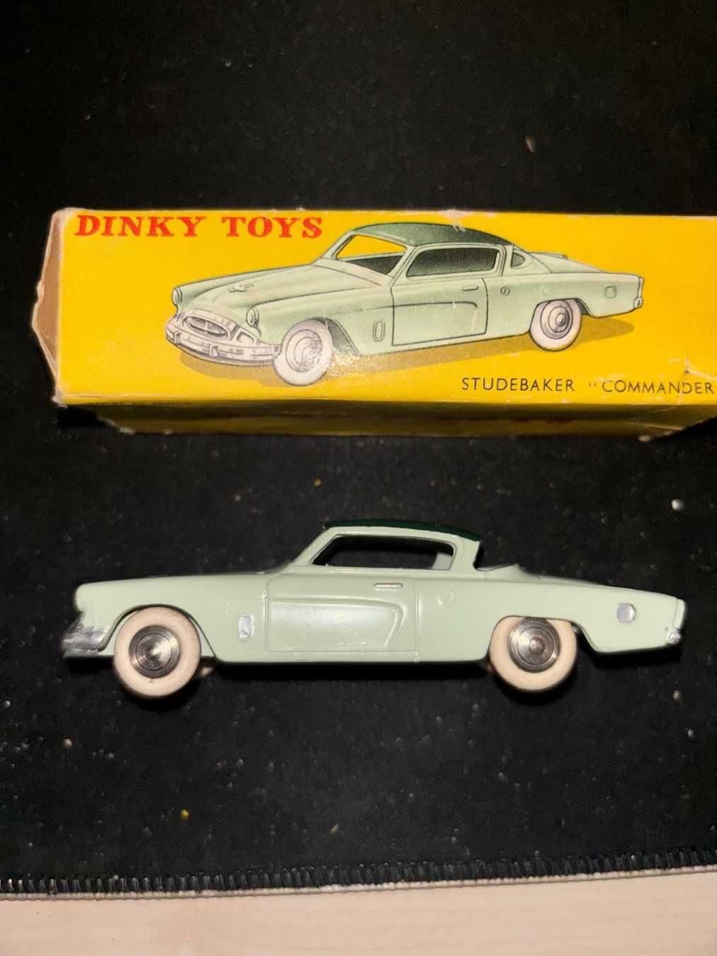 Dinky Toys Modellini d'auto: Dinky Toys 24Y Studebaker Commander Bi-ton + Boîte – Usato da Genève venduto da ele_bf9g