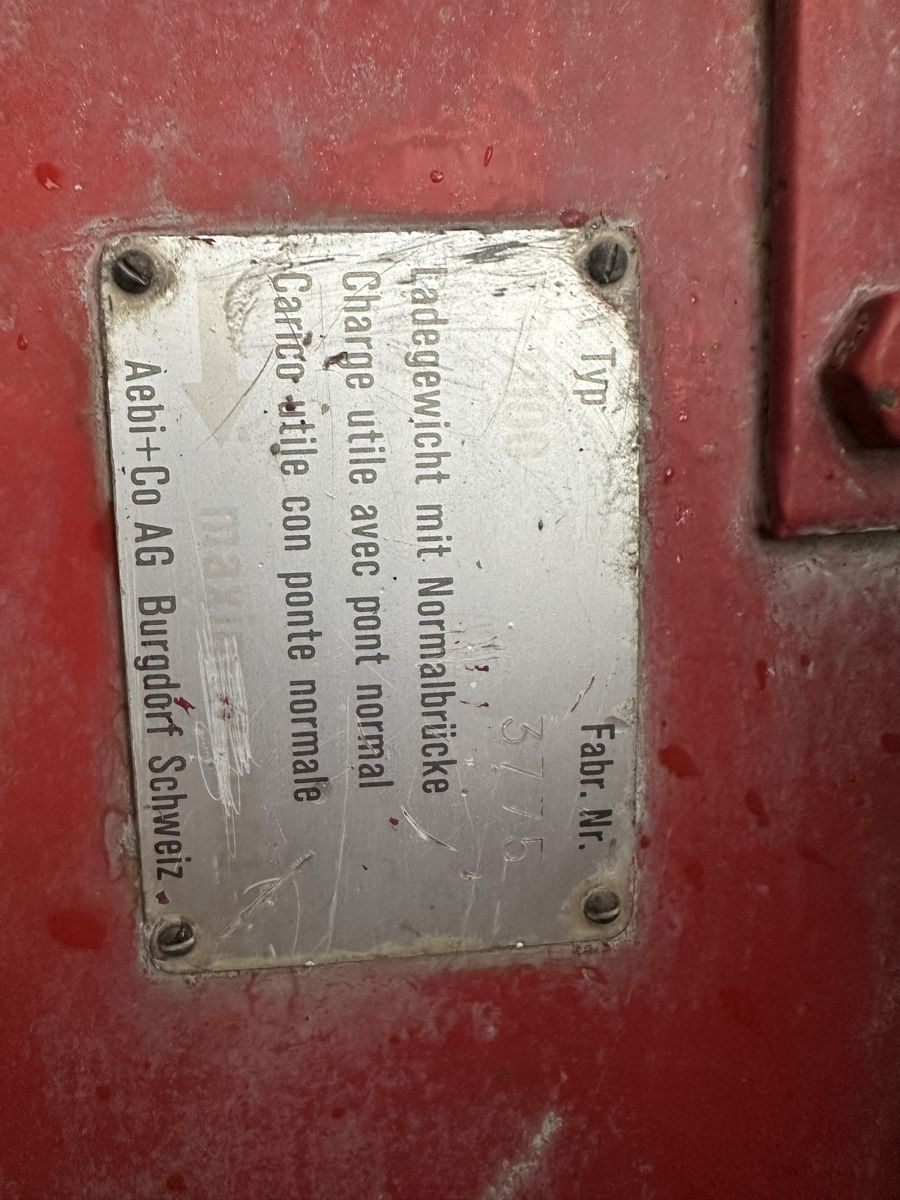 Aebi Traktoren: Aebi-Transporter Typ TP – Gebraucht aus Visp von Sonnenblume1965 2