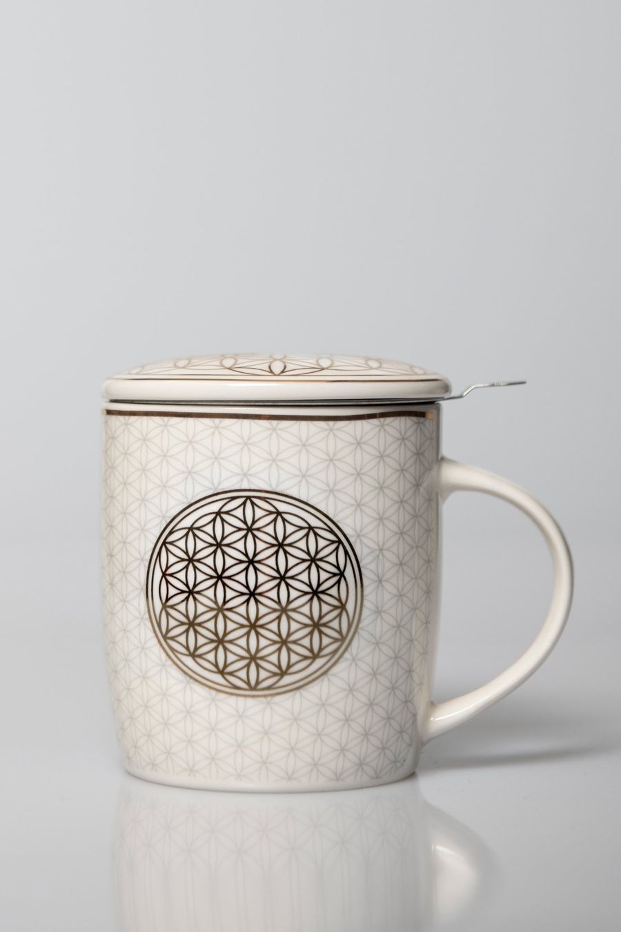 Tazze: NEUE Tasse Blume des Lebens – Nuovo e nell'imballaggio originale da Altdorf UR venduto da Reiki-Therapeutin 1