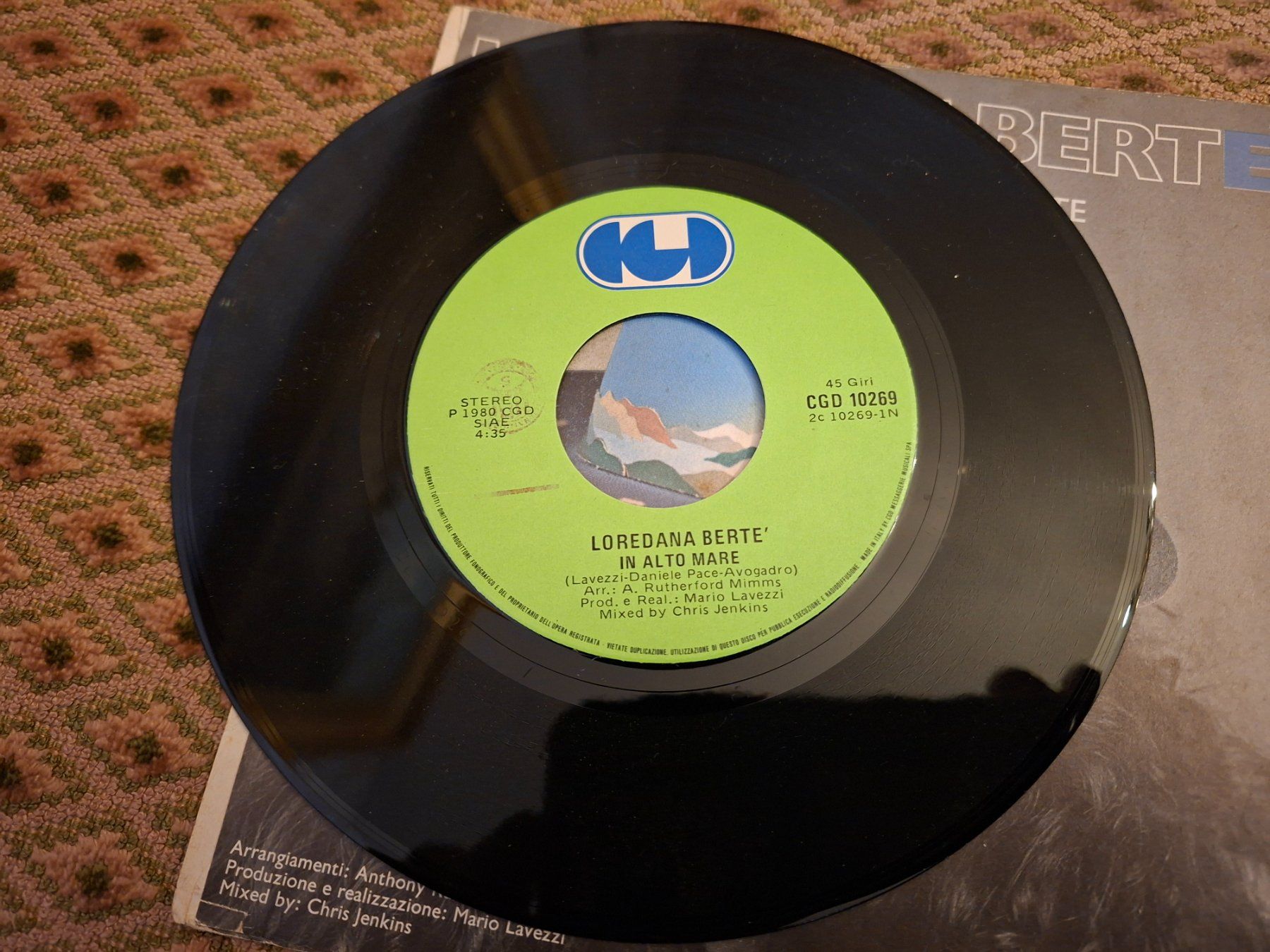 Dischi in vinile: Italy Disco 7" - Loredan Berte -  In Alto Mare – Usato da Bernex venduto da Wannabehasbeen01 5