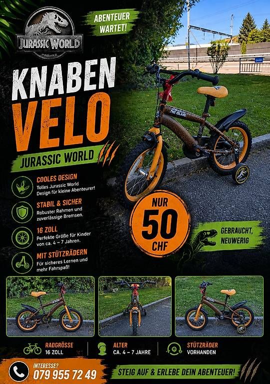Biciclette: Kindervelo Knaben – Usato da Rothrist venduto da don-pantallon