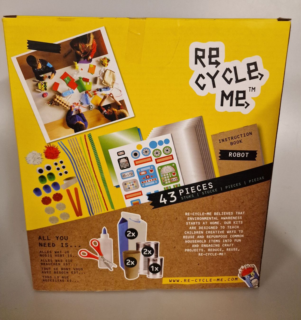 Kit bricolage: Recycle Me Robot Bastelset Neu – Nuovo e nell'imballaggio originale da Oberuzwil venduto da aseinkaufswelt 1