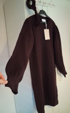 Knitdress in Schokobraun