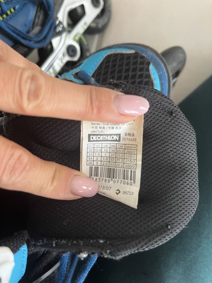 Decathlon Inline-Skating & Rollschuhe: Inline Skates Oxelo - Grösse 32-35 gebraucht – Gebraucht aus Freienstein von CoLeVo 4