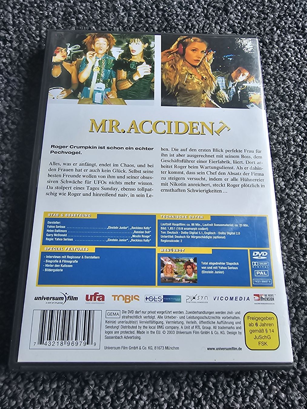 Tutti i DVDs: DVD Mr. Accident (16018) – Usato da Ruswil venduto da jan_bxl5 1