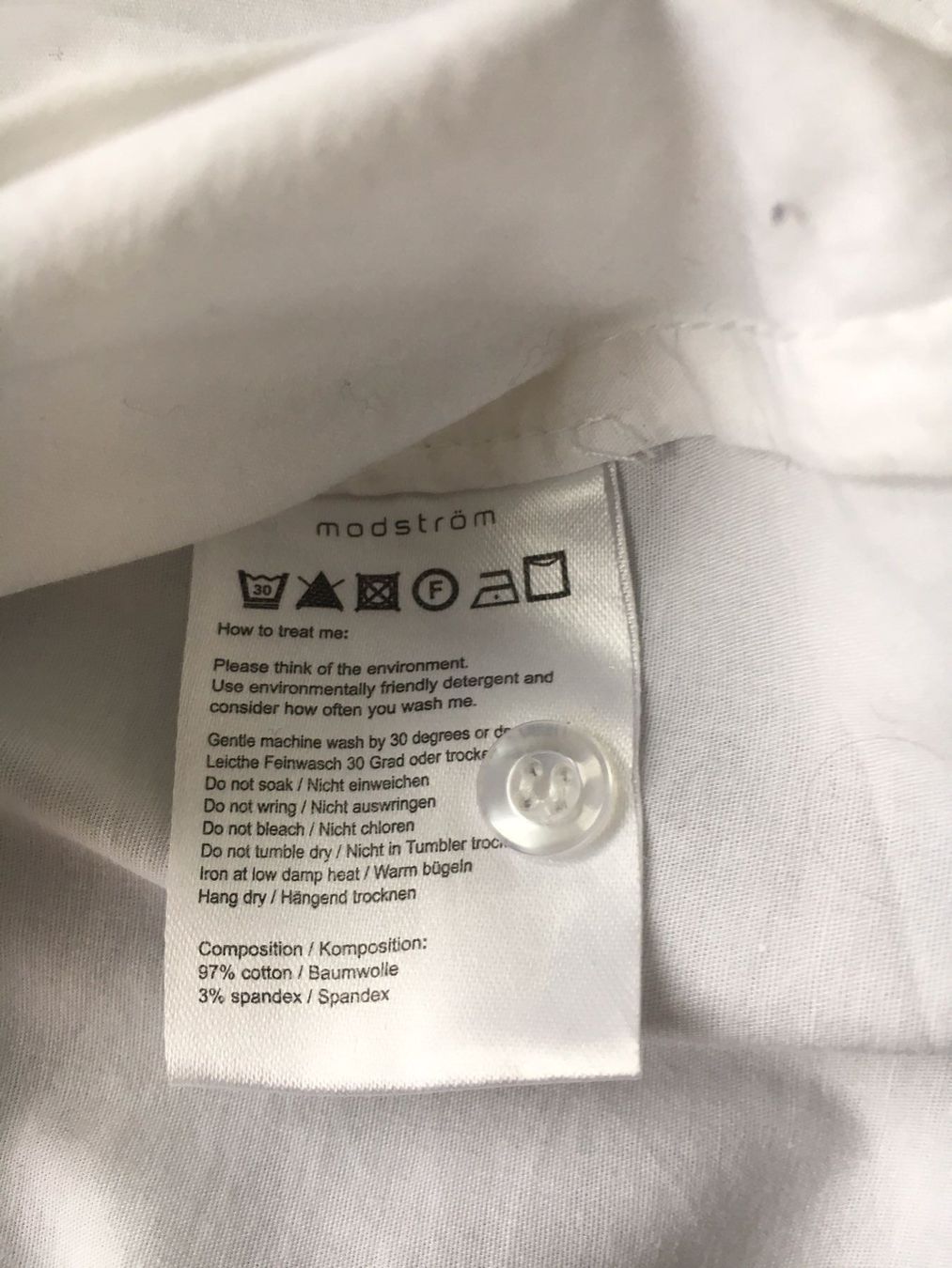 Camicette: Weisse Bluse von Modsröm Gr. XS – Usato da Zürich venduto da ehupp 6
