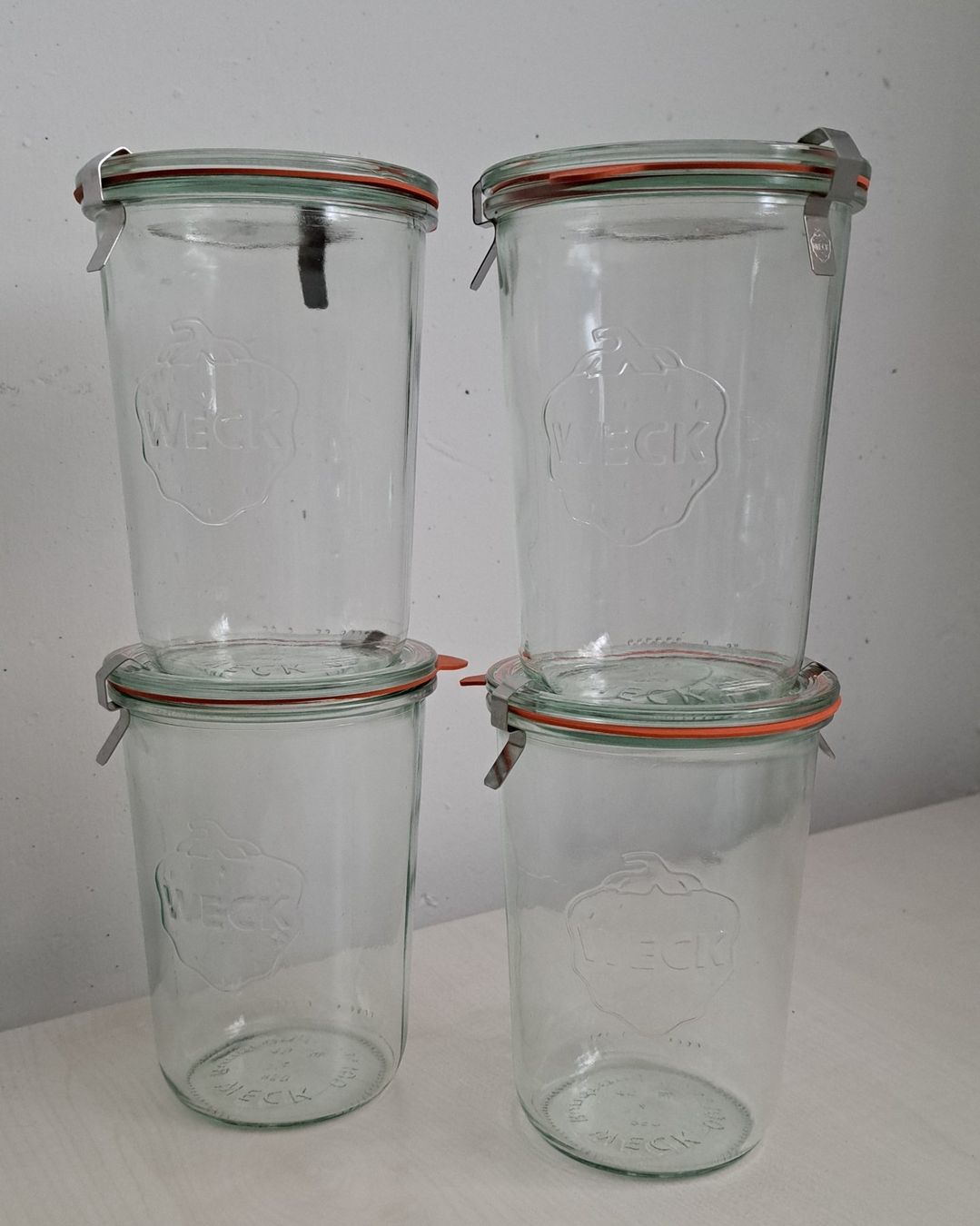 Weck Behälter & Ähnliches: Weck Einmachgläser Set Glas mit Deckel gebraucht 13 Stück – Gebraucht aus Böckten von ShakraLady 1