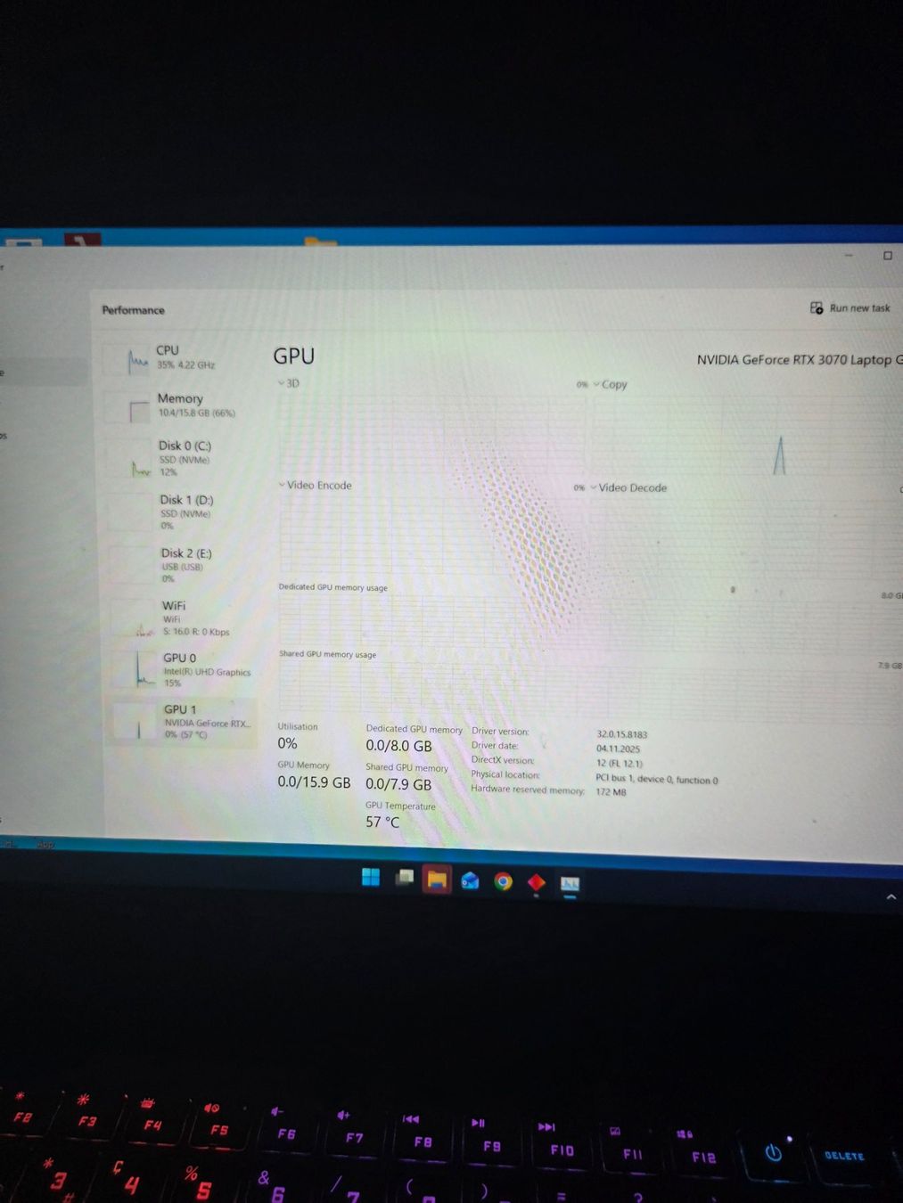 Hewlett Packard Portables: HP-Omen Gaming Intel Core i7 RTX 3070 – D'occasion à Uerikon par Jakdosay 7