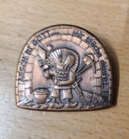 Fasnacht Plakette AESCH BI GOTT 2019 Bronz Kupfer Ausführun